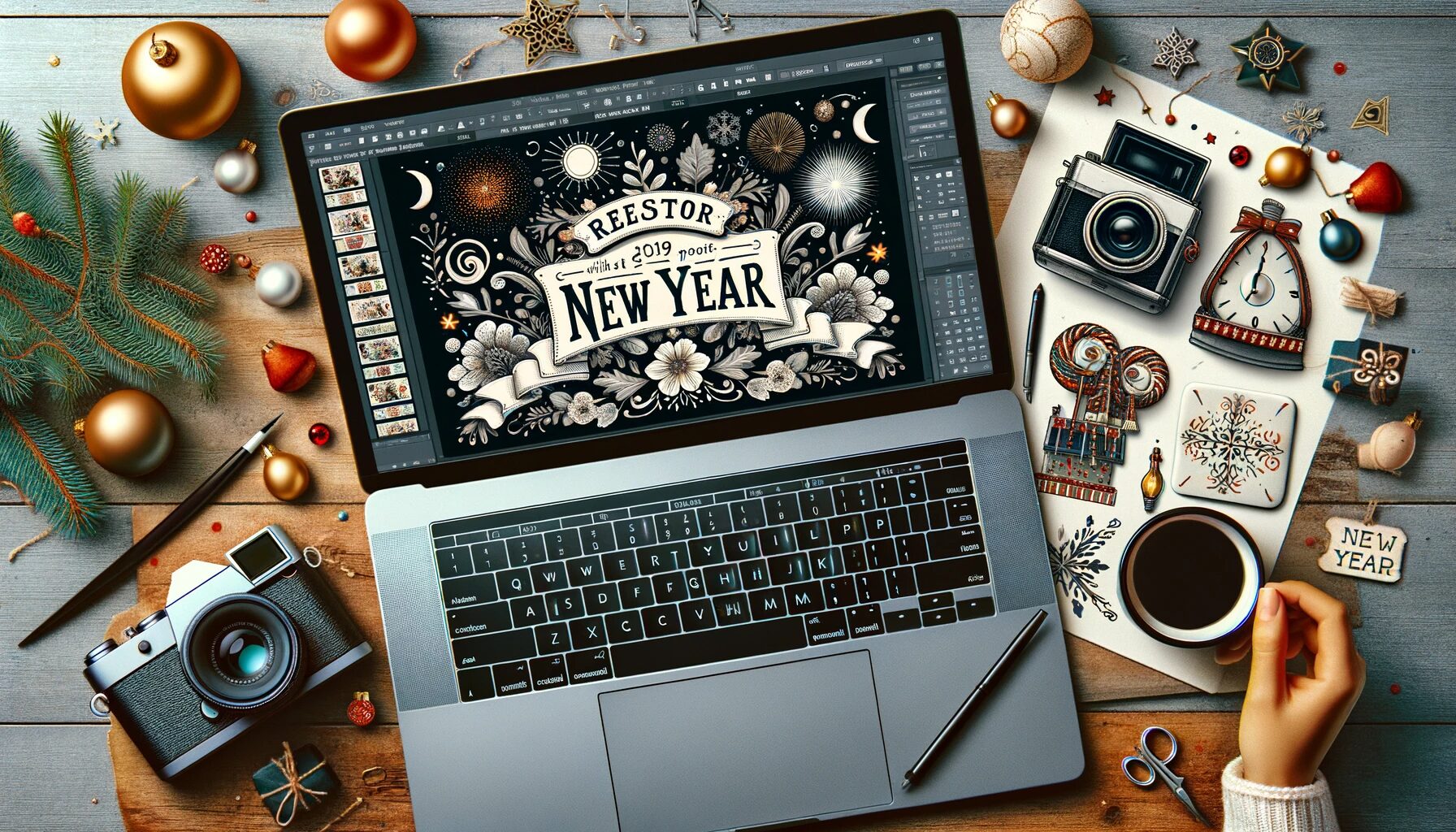 Wordで写真入りはがき文書を作ってみよう：年賀状など